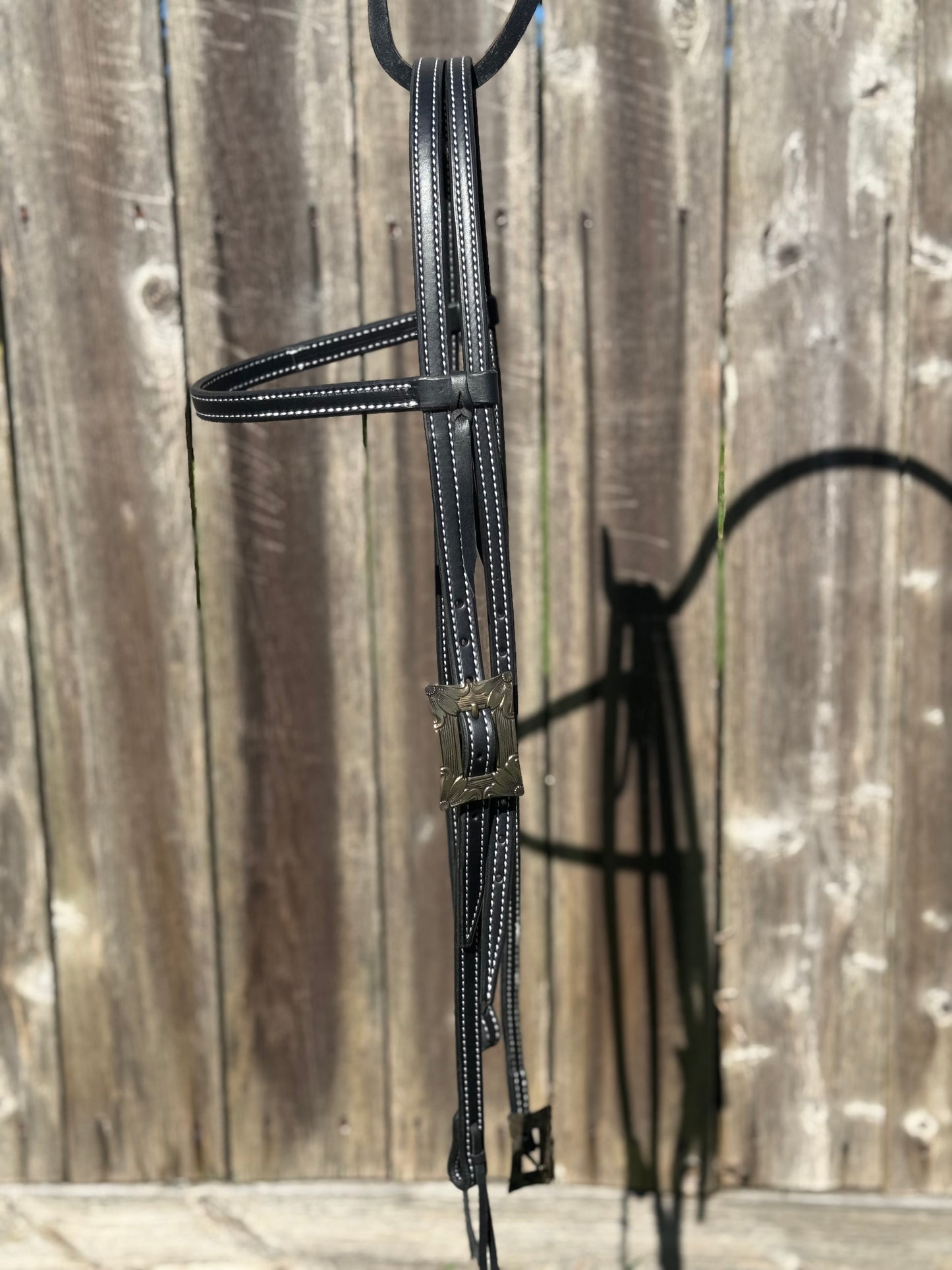 Black Snaffle Bit Bridle with PH Hardware
