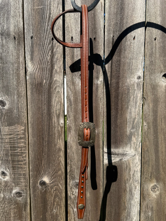 5/8” Brown Slide Ear Bridle with PH Hardware