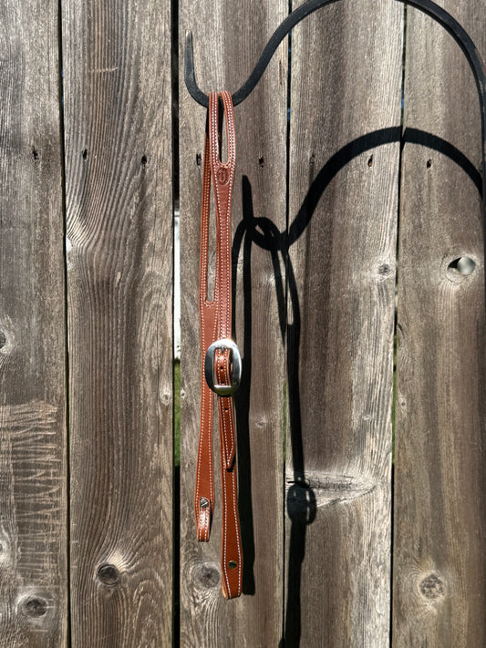 5/8” Brown Split Ear Bridle with SS Hardware